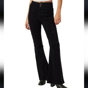 Jayde Cord Super High Rise Flared Jeans